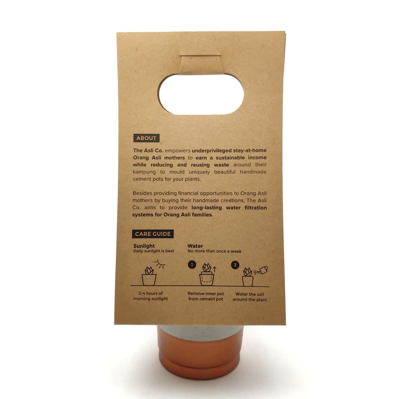 The Asli Co Cement Pot