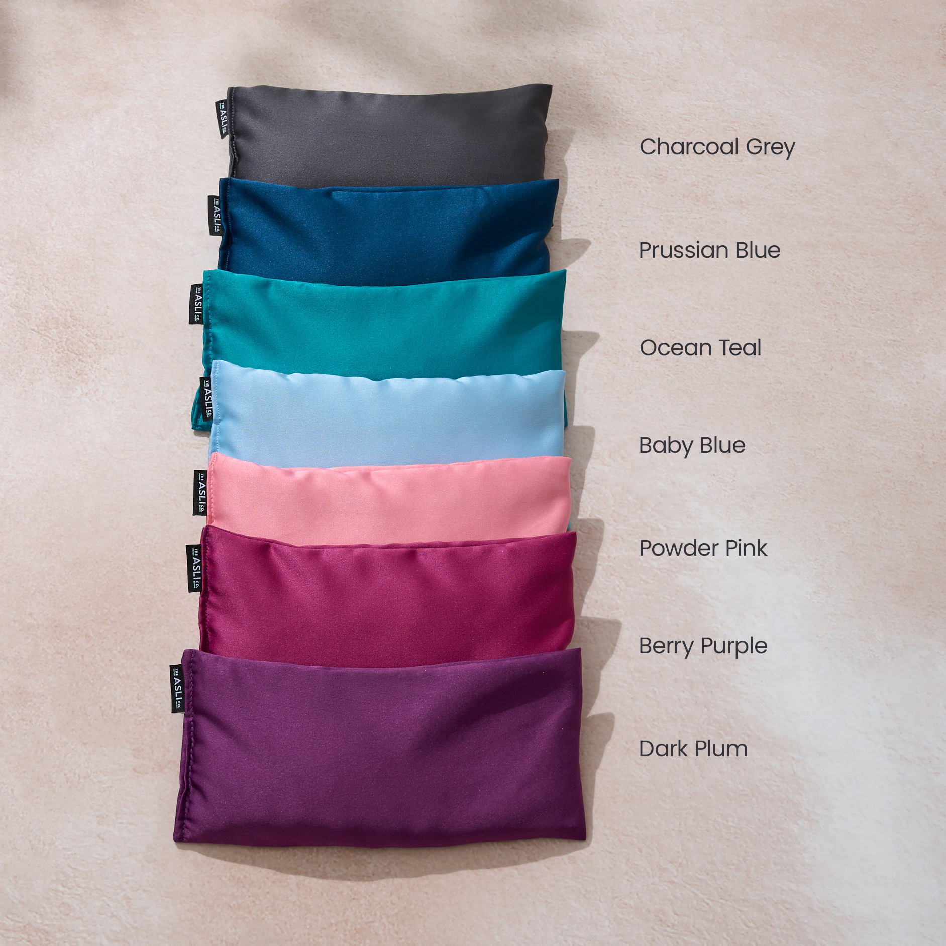 The Asli Co. Lavender Aromatherapy Eye Pillow Colors