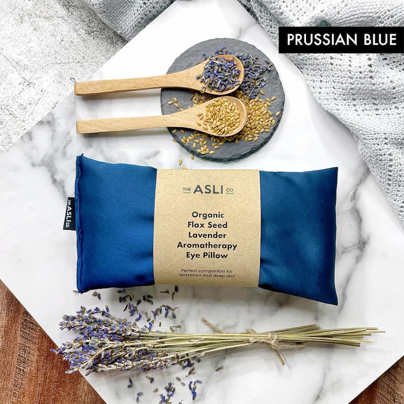 Prussian Blue - The Asli Co. Lavender Aromatherapy Eye Pillow