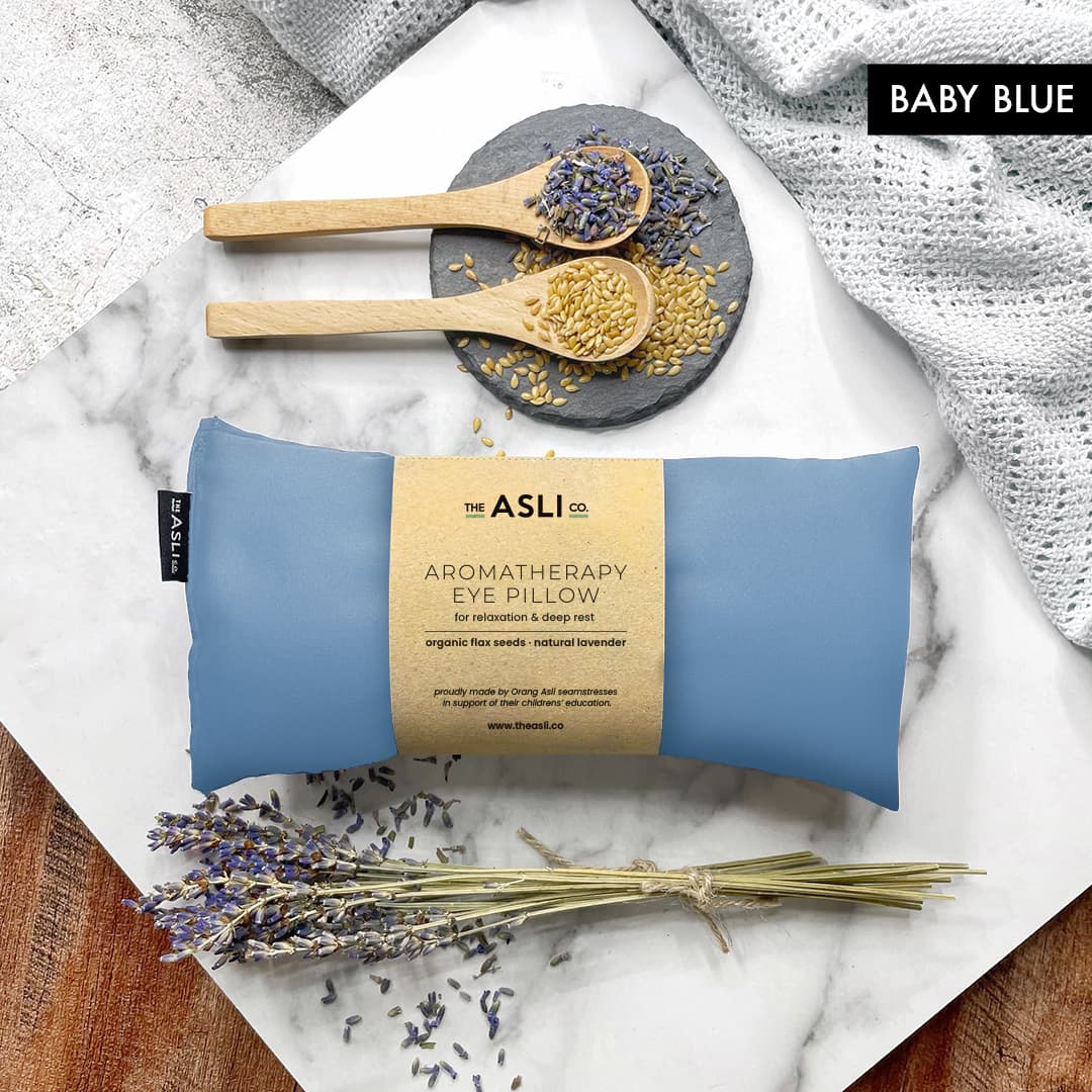 Baby Blue - The Asli Co. Lavender Aromatherapy Eye Pillow