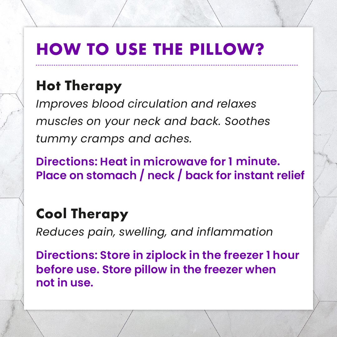 How to use the weighted pillow