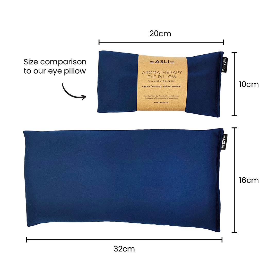 The Asli Co. Weighted Neck / Tummy / Back Pillow measurements